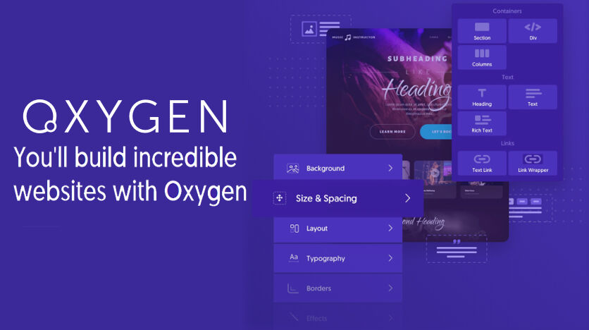 Oxygen Builder (Classic) – Building custom and fast WordPress websites